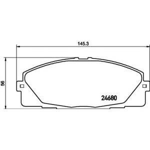 накладки PAGID T2060