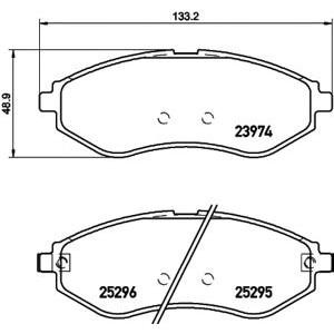 накладки PAGID T3137 