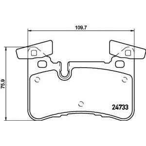 накладки PAGID T2043