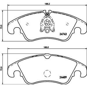 накладки PAGID T1748