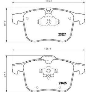 накладки PAGID T1551