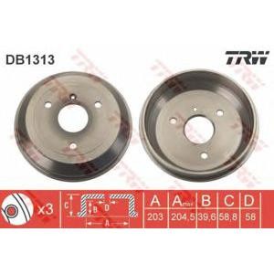 спирачен барабан TRW DB1313 