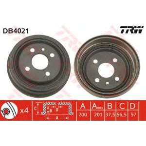 спирачен барабан TRW DB4021 