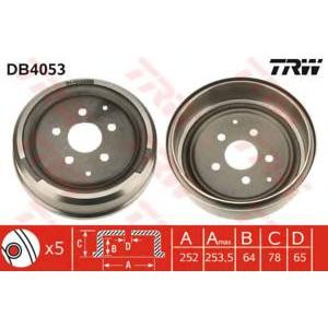 спирачен барабан TRW DB4053 