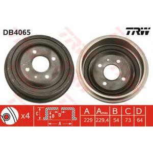 спирачен барабан TRW DB4065