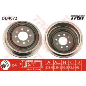 спирачен барабан TRW DB4072 
