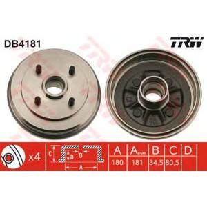 спирачен барабан TRW DB4181 