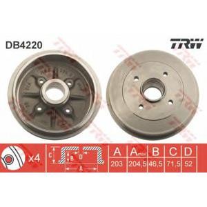 спирачен барабан TRW DB4220 