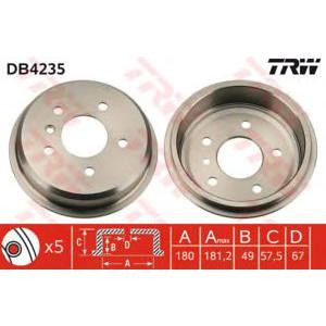 спирачен барабан TRW DB4235