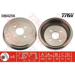 спирачен барабан TRW DB4256 