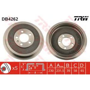 спирачен барабан TRW DB4262 