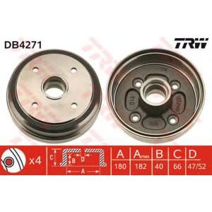 спирачен барабан TRW DB4271 