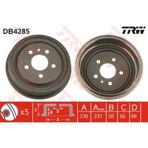 спирачен барабан TRW DB4285