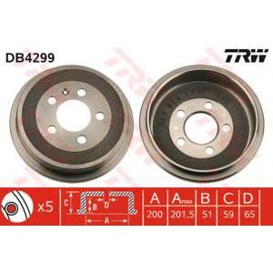 спирачен барабан TRW DB4299