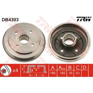 спирачен барабан TRW DB4303 