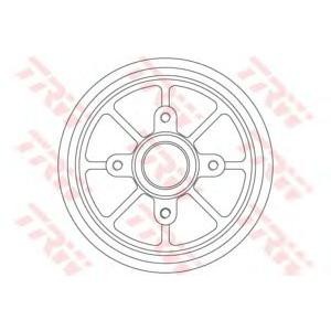 спирачен барабан TRW DB4310MR 