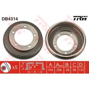 спирачен барабан TRW DB4314 