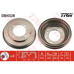 спирачен барабан TRW DB4328