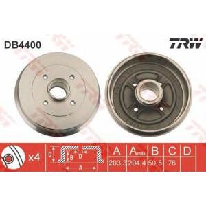 спирачен барабан TRW DB4400 