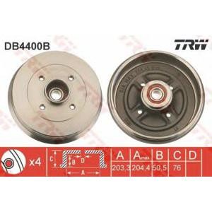 спирачен барабан TRW DB4400B
