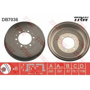 спирачен барабан TRW DB7036