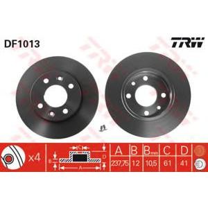 спирачен диск TRW DF1013 