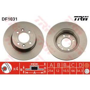 спирачен диск TRW DF1031 