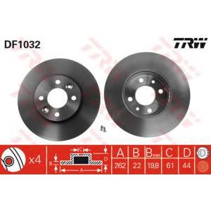 спирачен диск TRW DF1032 