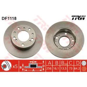 спирачен диск TRW DF1118 