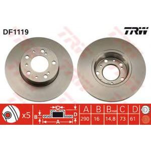 спирачен диск TRW DF1119 
