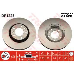 спирачен диск TRW DF1225 