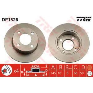 спирачен диск TRW DF1526 