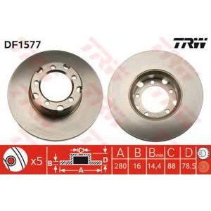 спирачен диск TRW DF1577 