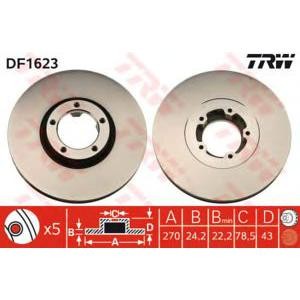 спирачен диск TRW DF1623 