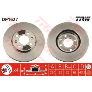 спирачен диск TRW DF1627 