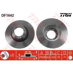 спирачен диск TRW DF1642 
