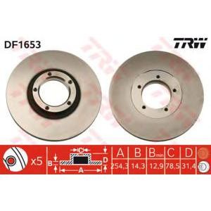 спирачен диск TRW DF1653 