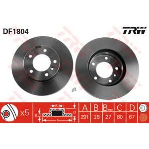 спирачен диск TRW DF1804