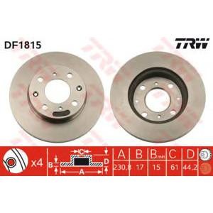 спирачен диск TRW DF1815 