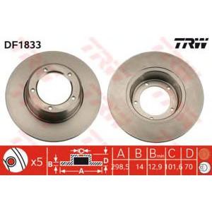 спирачен диск TRW DF1833