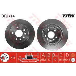 спирачен диск TRW DF2714