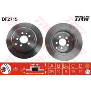 спирачен диск TRW DF2715 