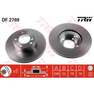 спирачен диск TRW DF2769 