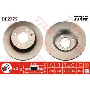 спирачен диск TRW DF2775