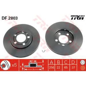 спирачен диск TRW DF2803