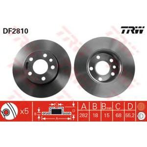 спирачен диск TRW DF2810