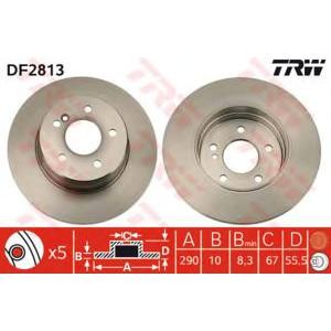 спирачен диск TRW DF2813