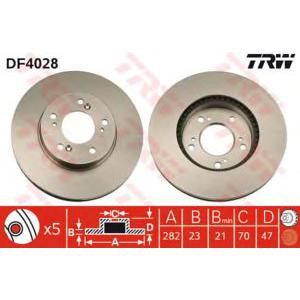 спирачен диск TRW DF4028