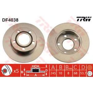 спирачен диск TRW DF4038