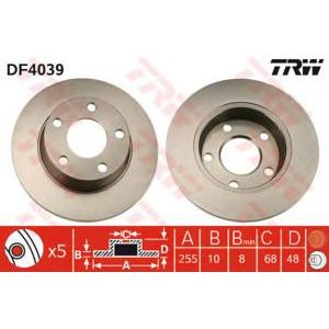 спирачен диск TRW DF4039